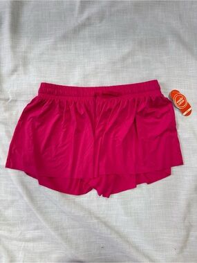 Girls Hot Pink Butterfly Athletic Shorts 10/12 Plus